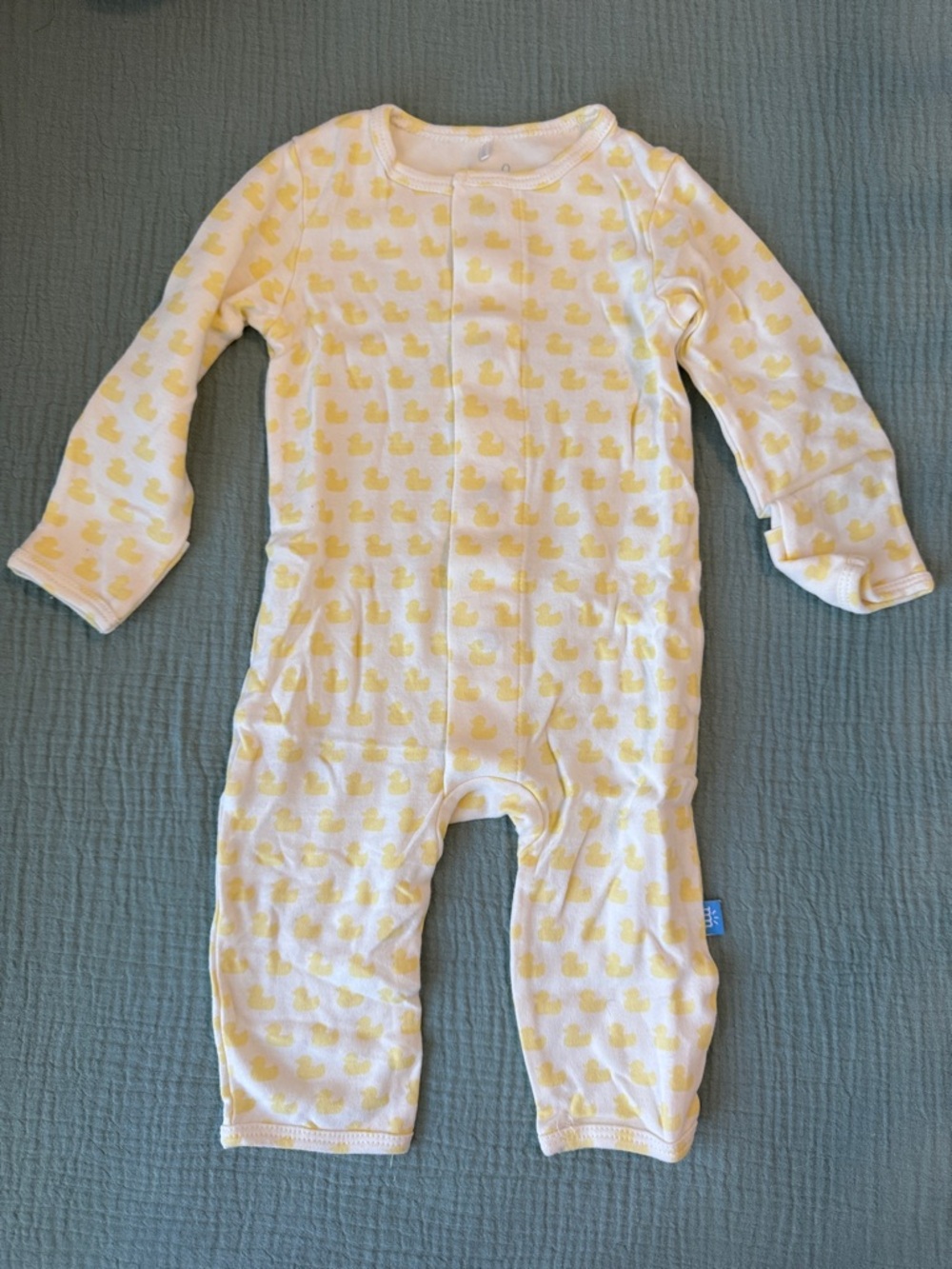 Magnetic Me Yellow Duck Print Footie